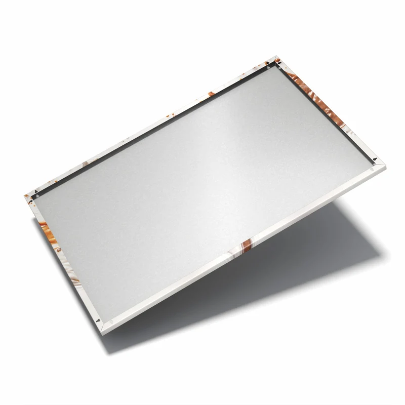 Metall Magnettafel - Herz aus Milch und Kakao