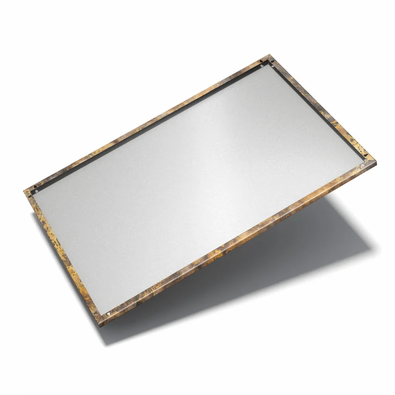 Metall Magnettafel - Rostige Textur