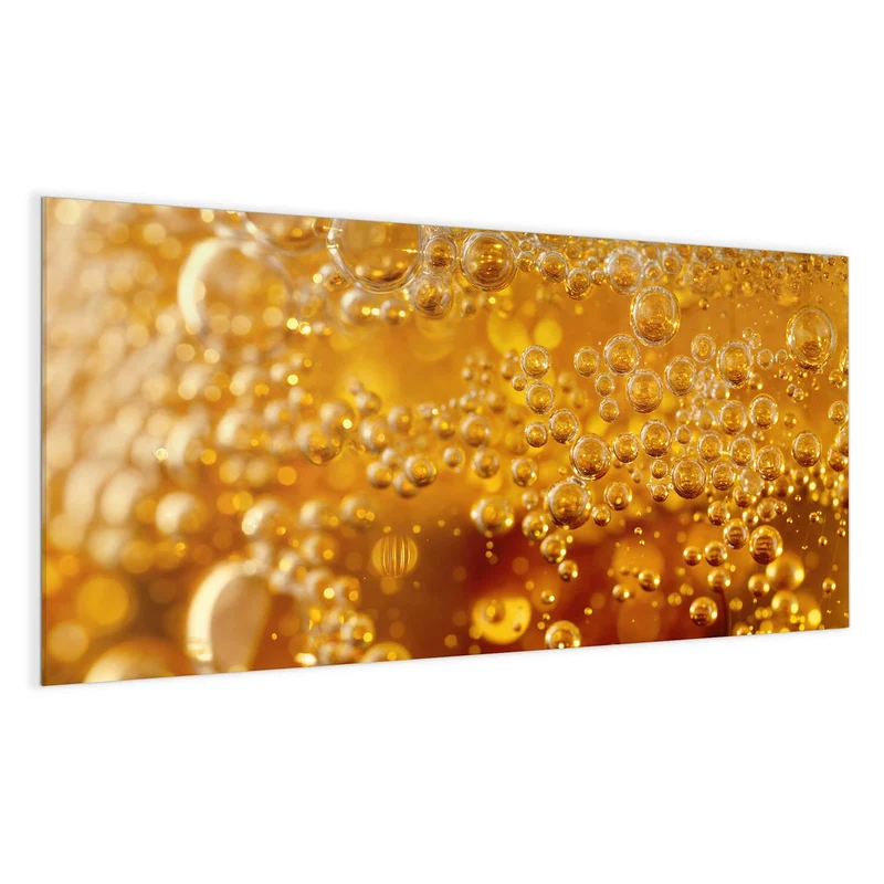 Glas Magnettafel - Sprudelnde Blasen