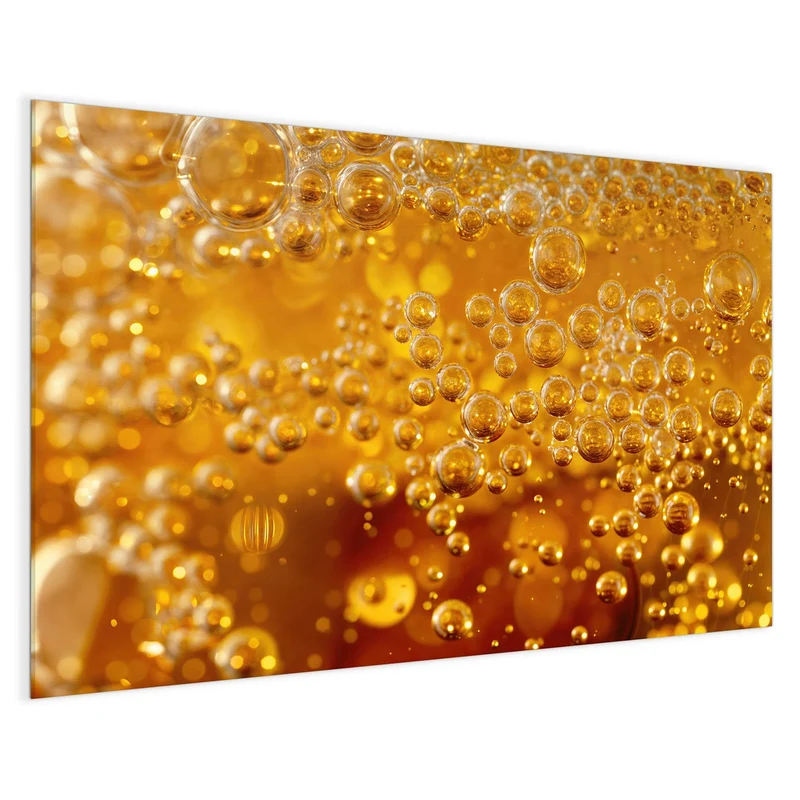 Glas Magnettafel - Sprudelnde Blasen