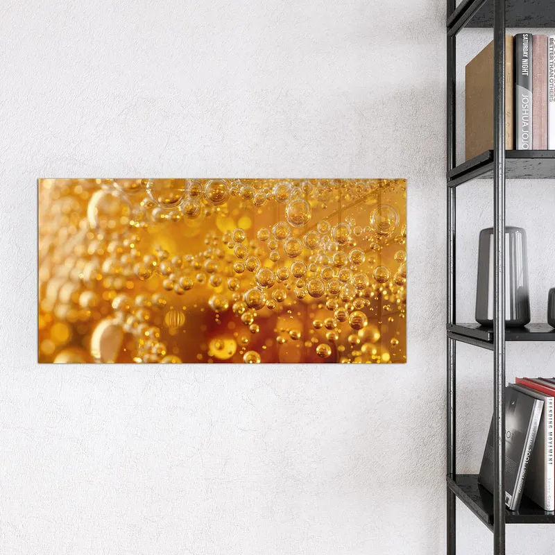 Glas Magnettafel - Sprudelnde Blasen