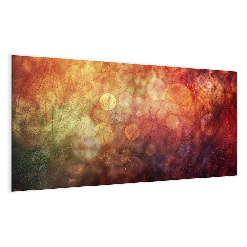 Glas Magnettafel - Abstrakte Kreise