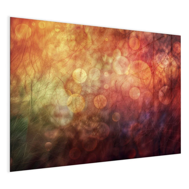 Glas Magnettafel - Abstrakte Kreise