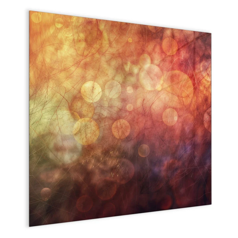Glas Magnettafel - Abstrakte Kreise