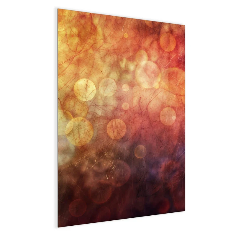 Glas Magnettafel - Abstrakte Kreise