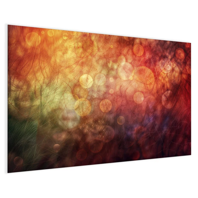 Glas Magnettafel - Abstrakte Kreise