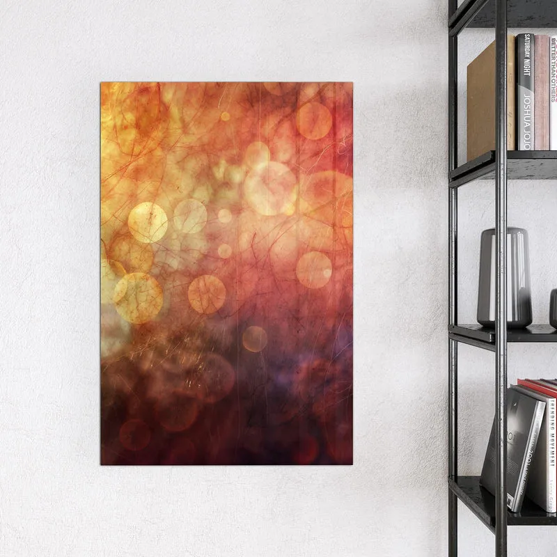 Glas Magnettafel - Abstrakte Kreise