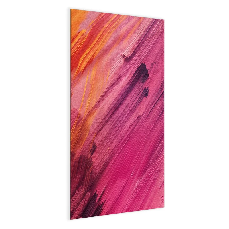Glas Magnettafel - Diagonale Farbstriche