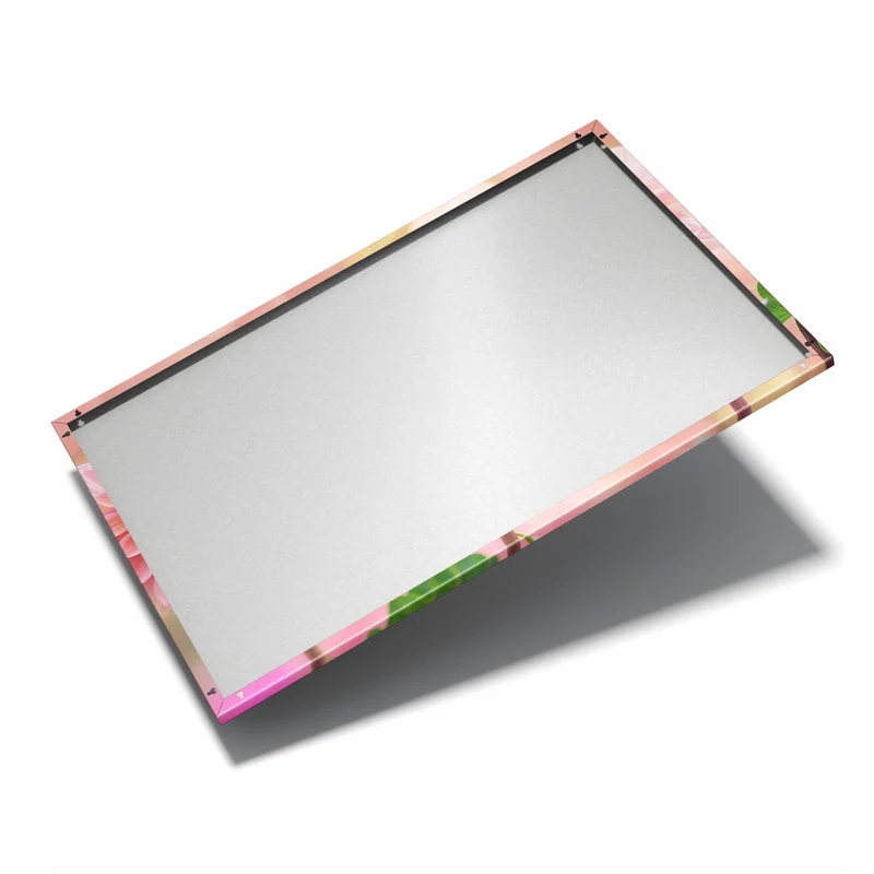 Metall Magnettafel - Drei rosa Dahlien