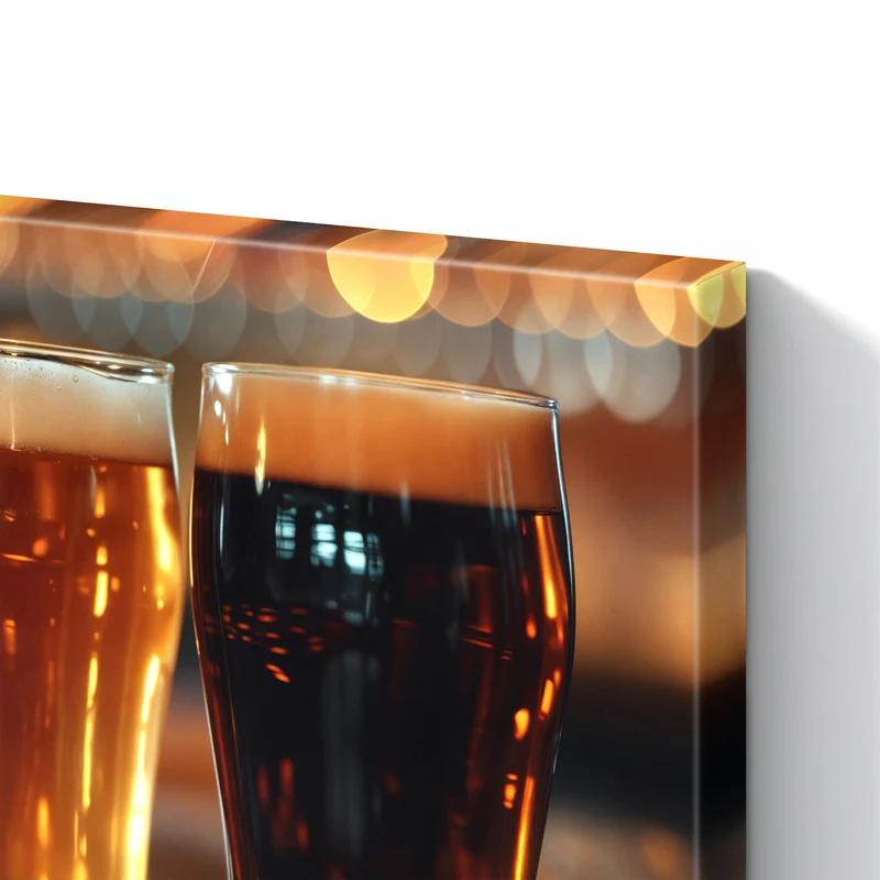 Metall Magnettafel - Drei Biersorten