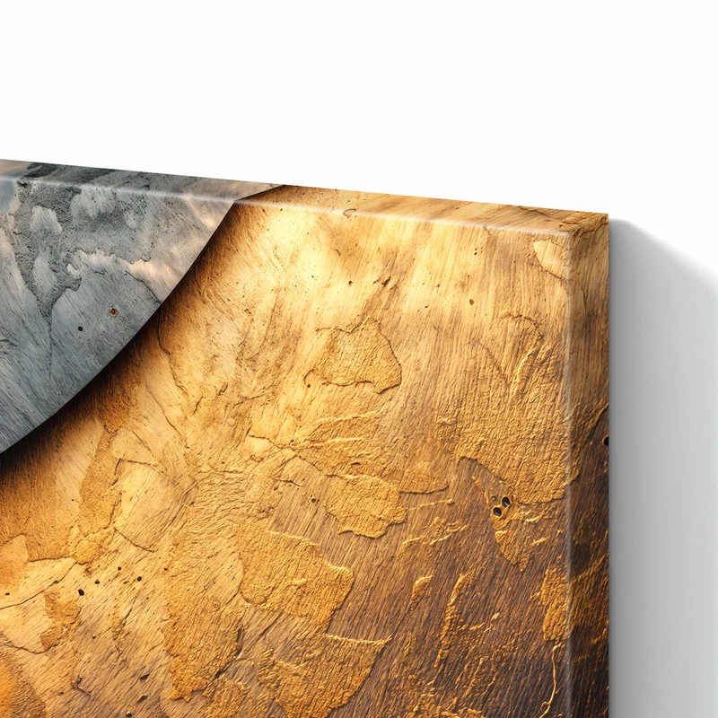 Metall Magnettafel - Abstraktes Metall