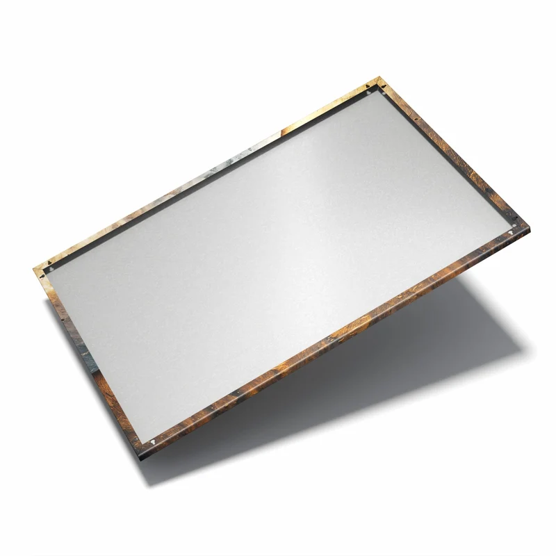 Metall Magnettafel - Abstraktes Metall
