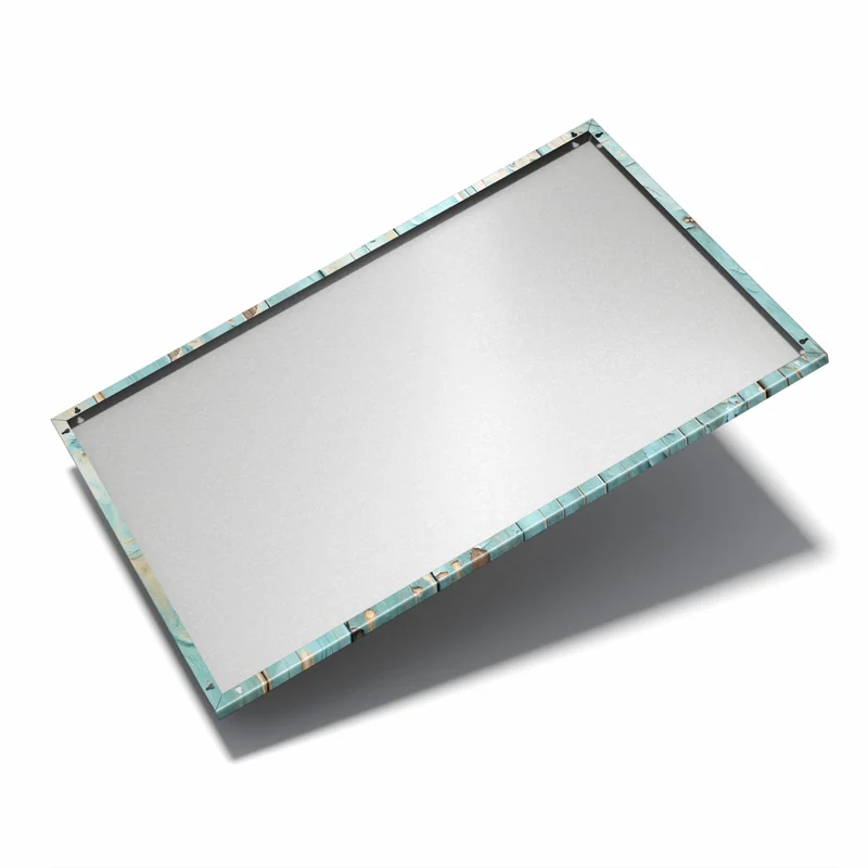 Metall Magnettafel - Abblätternde Holzplanken