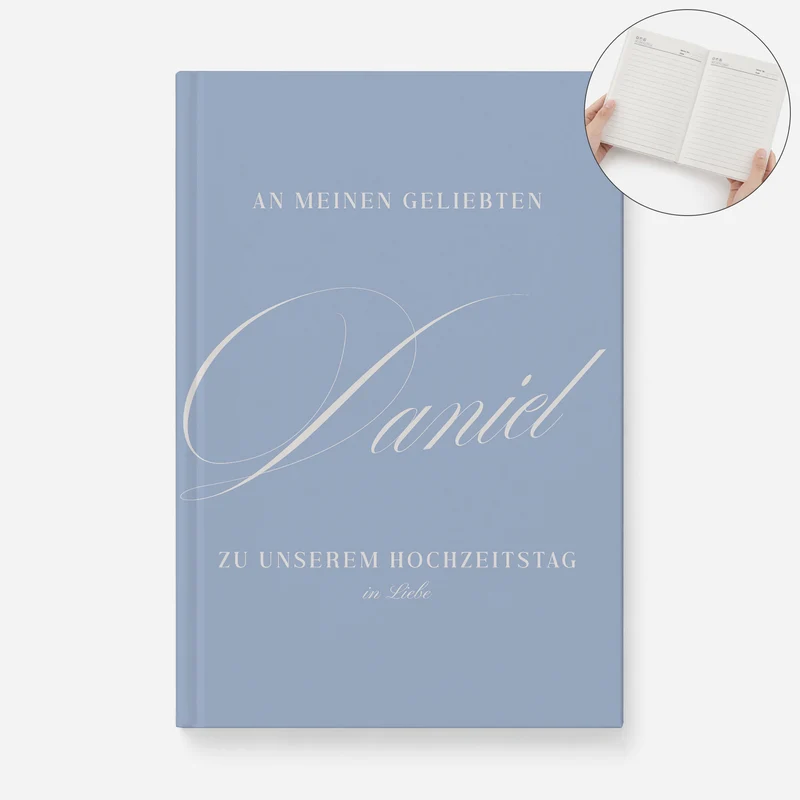 Eheversprechen Brief - Personalisierte Geschenke Jahrestag | Notizbuch A5