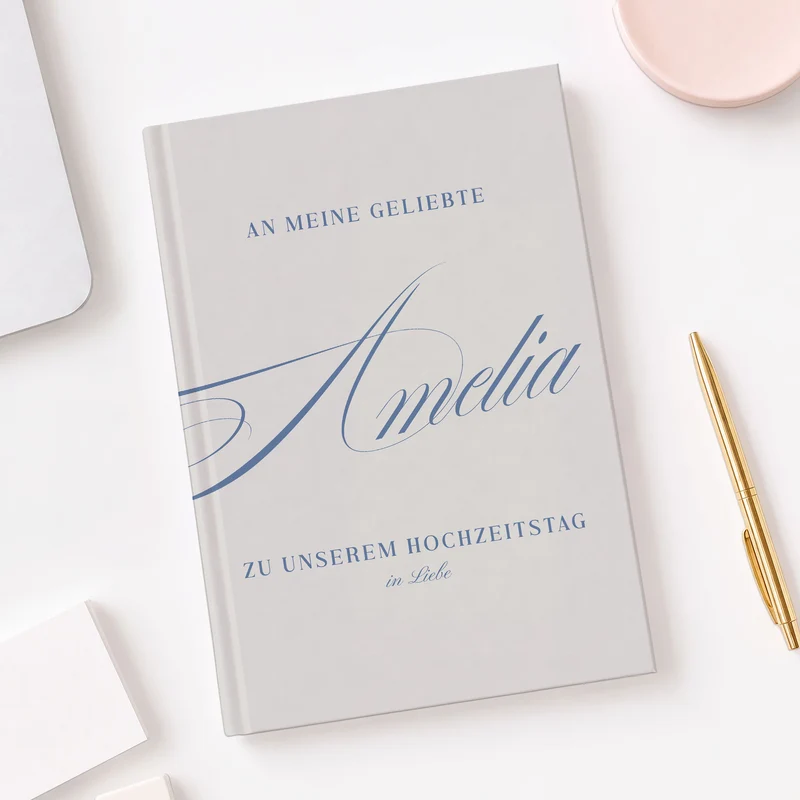 Eheversprechen Brief - Personalisierte Geschenke Jahrestag | Notizbuch A5
