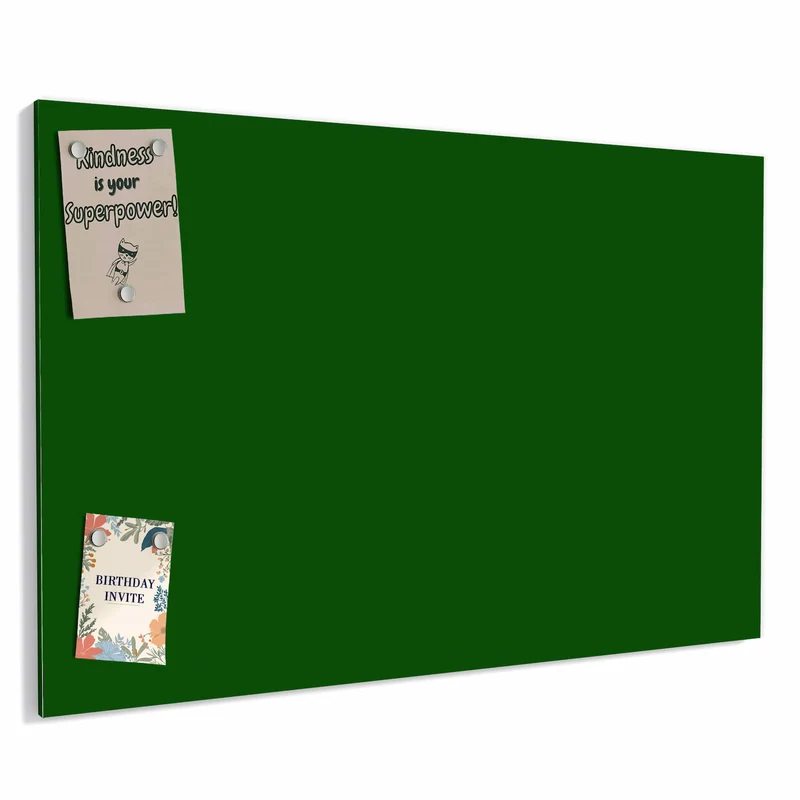 Metall Magnettafel - Tannengrün