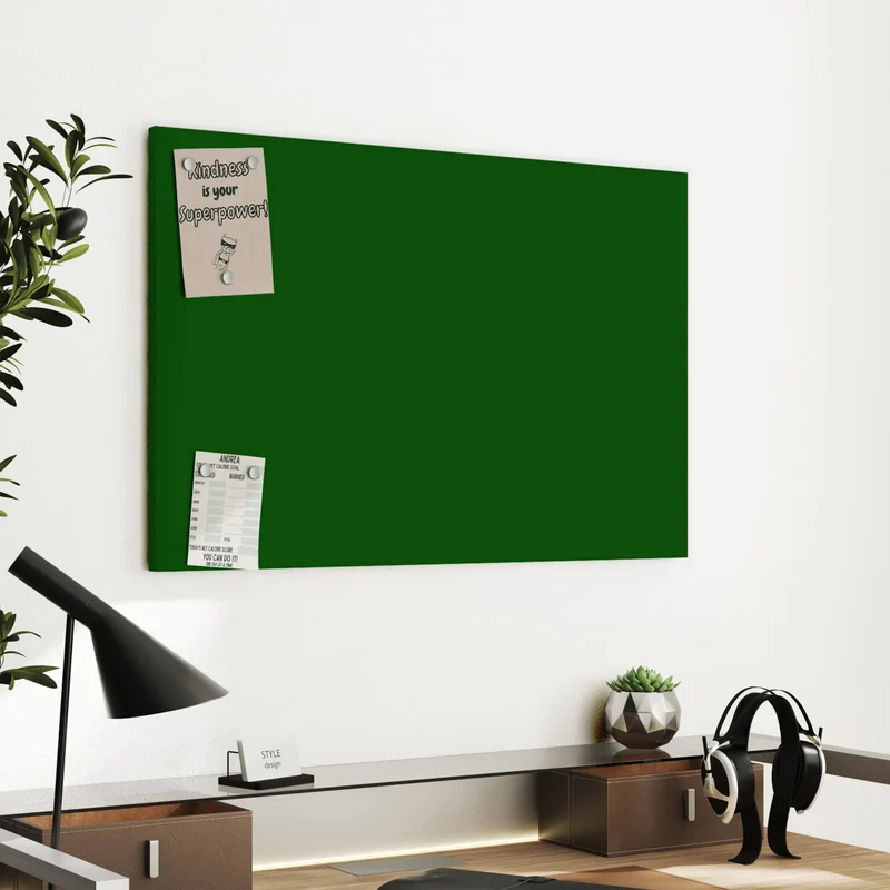 Metall Magnettafel - Tannengrün