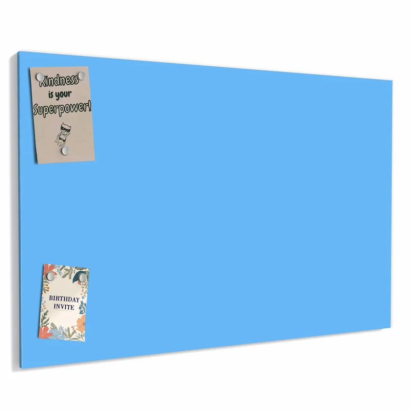 Metall Magnettafel - Himmelblauer Hintergrund