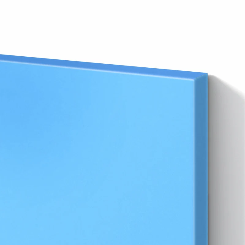 Metall Magnettafel - Himmelblauer Hintergrund