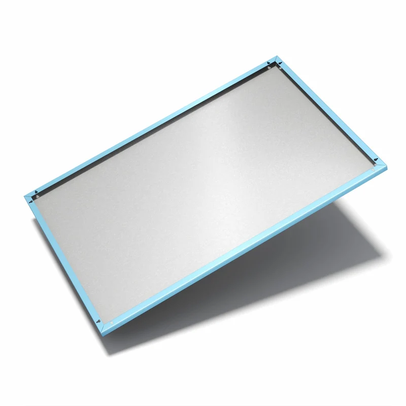 Metall Magnettafel - Himmelblauer Hintergrund