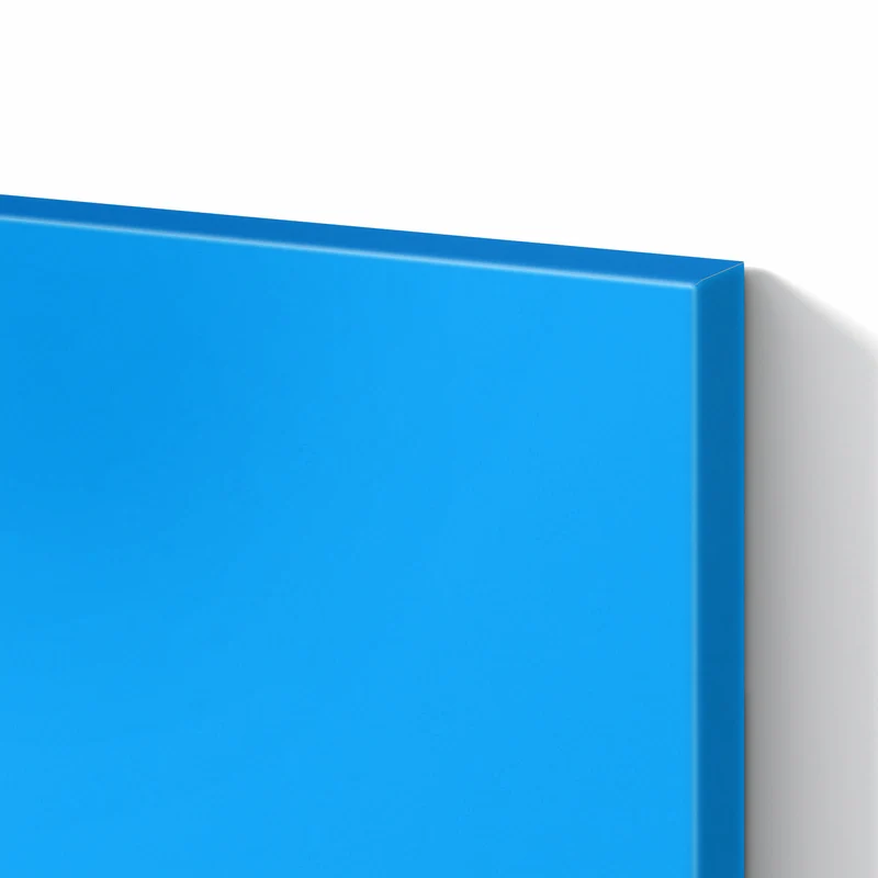 Metall Magnettafel - Wasserblau