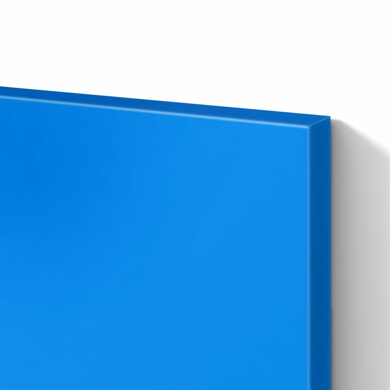 Metall Magnettafel - Azurblau