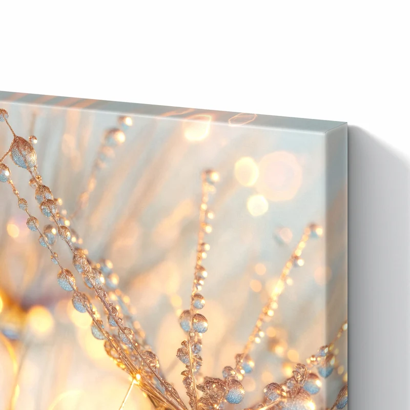 Metall Magnettafel - Glitzernde Tautropfen