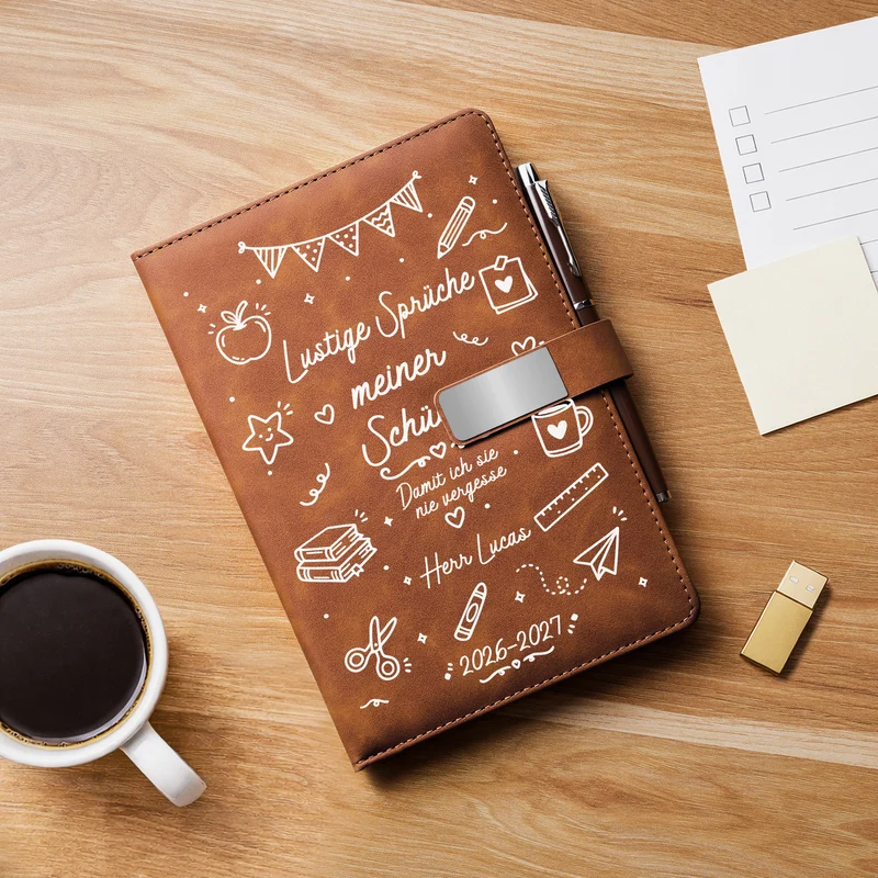 Lustige Sprüche Meiner Schüler Damit Ich Sie Nie Vergesse - Personalisierte Geschenke Lehrerin | Notizbuch Mit Stift
