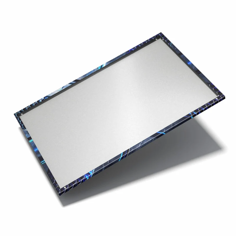 Metall Magnettafel - Blauer Lichtstreifen