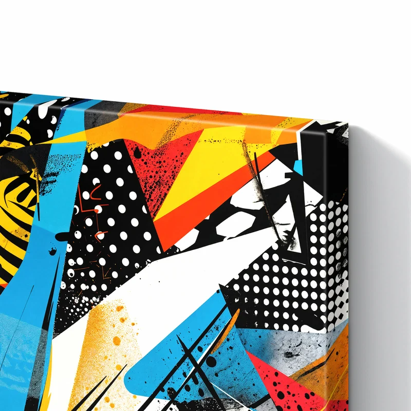Metall Magnettafel - Pop Art Collage
