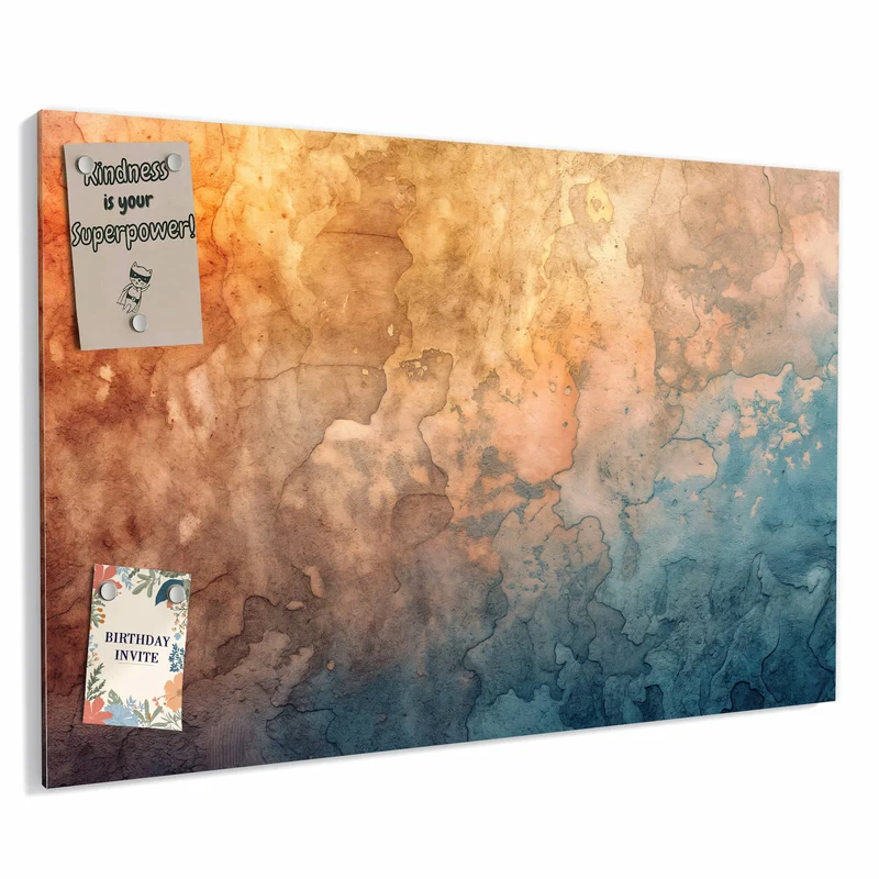 Metall Magnettafel - Aquarellkunst