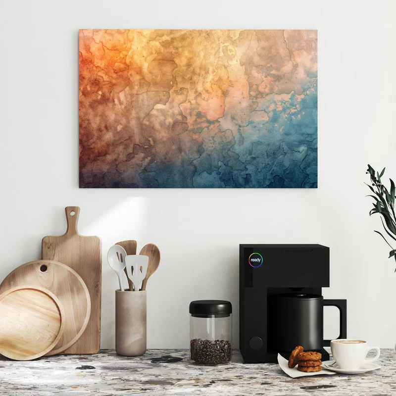 Metall Magnettafel - Aquarellkunst