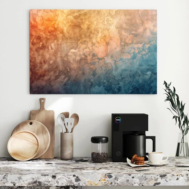 Metall Magnettafel - Aquarellkunst