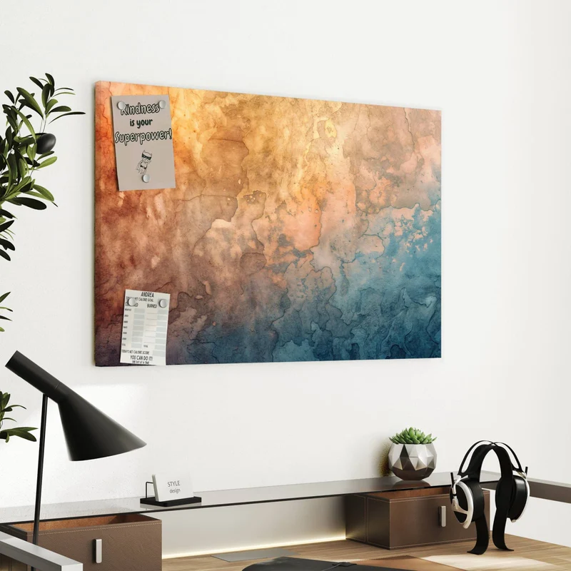 Metall Magnettafel - Aquarellkunst