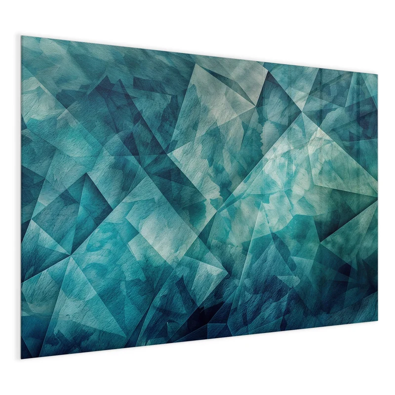 Glas Magnettafel - Abstrakte Geometrie