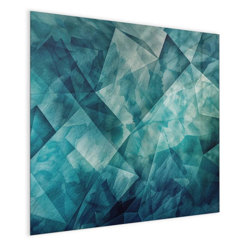 Glas Magnettafel - Abstrakte Geometrie