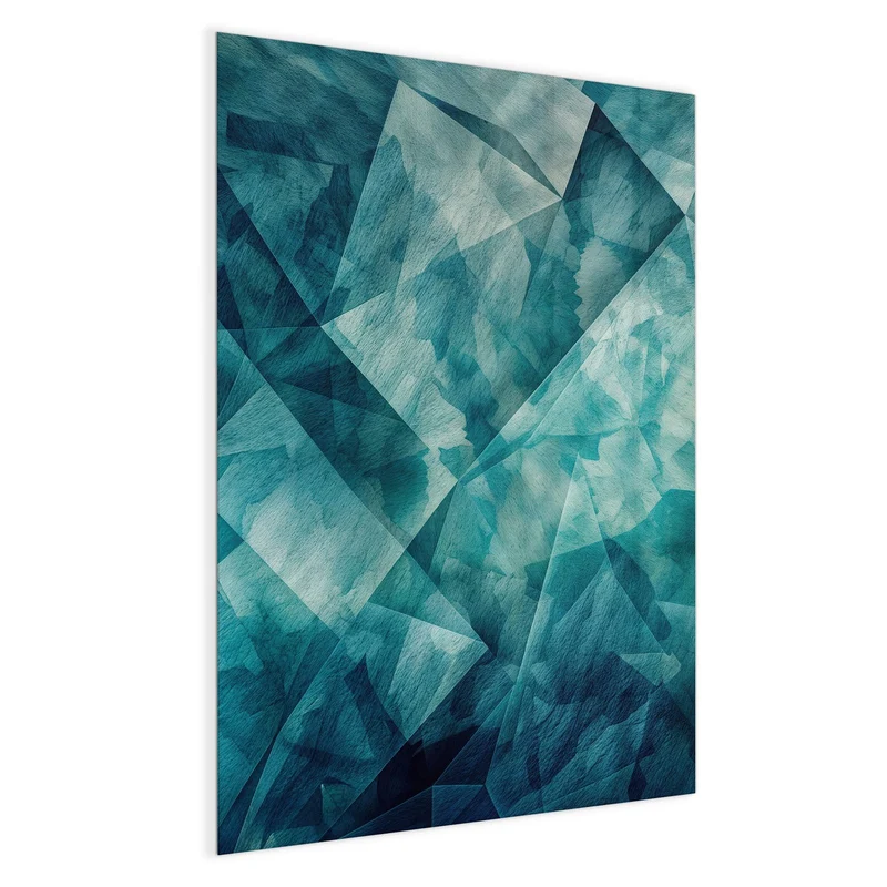 Glas Magnettafel - Abstrakte Geometrie