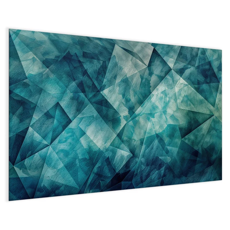 Glas Magnettafel - Abstrakte Geometrie