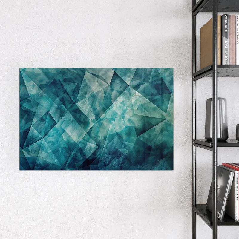 Glas Magnettafel - Abstrakte Geometrie