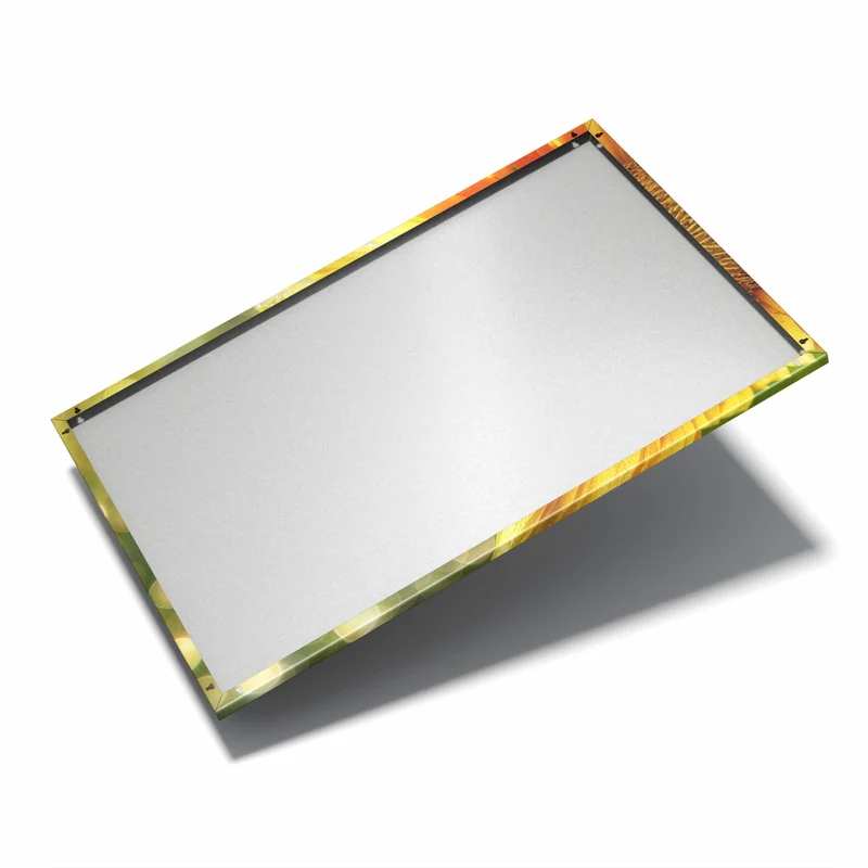 Metall Magnettafel - Sonnenblume mit Tau