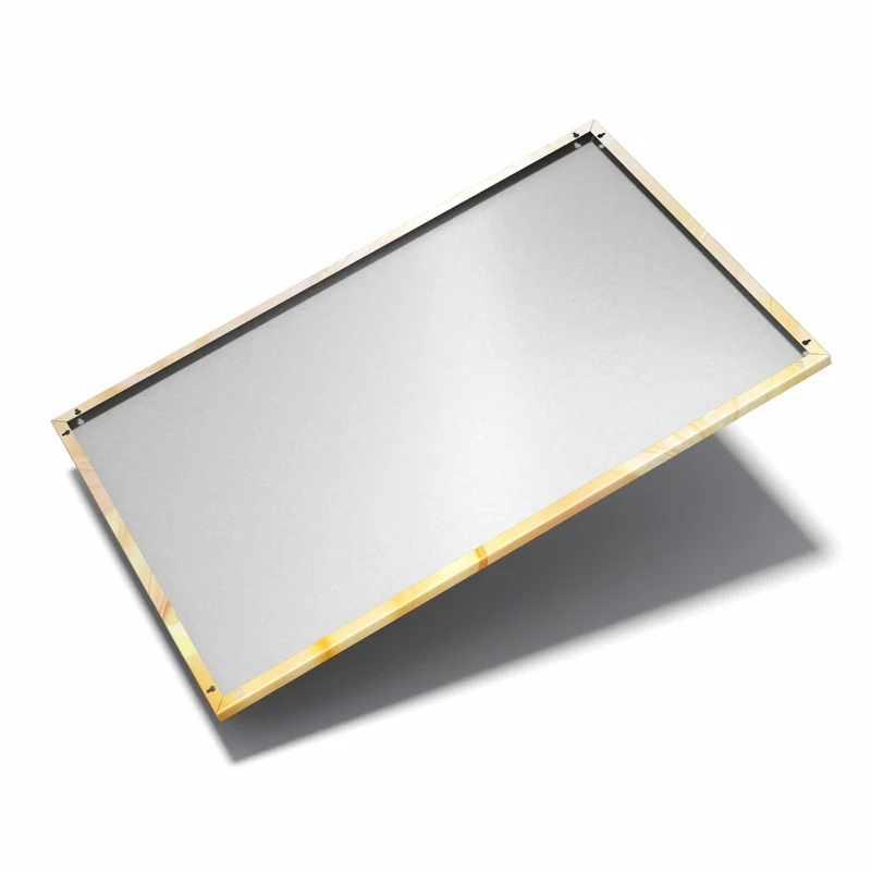 Metall Magnettafel - Pusteblume im Goldlicht