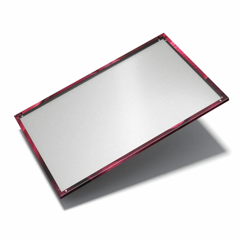 Metall Magnettafel - Tiefrote Rosenblüte