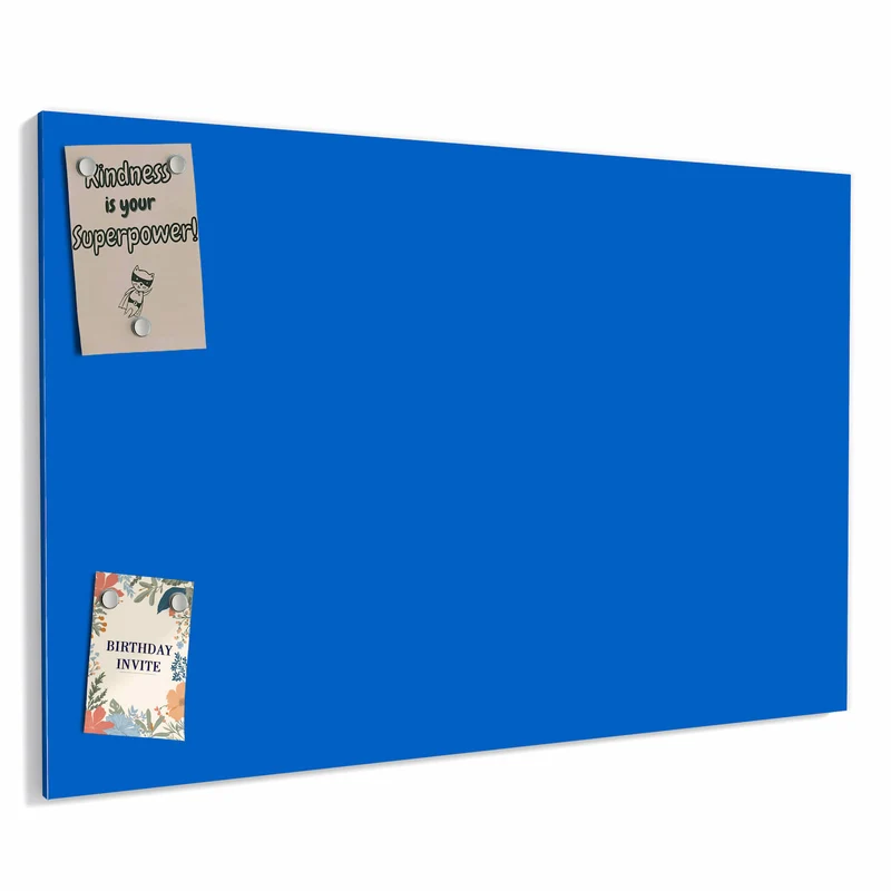 Metall Magnettafel - Enzianblau
