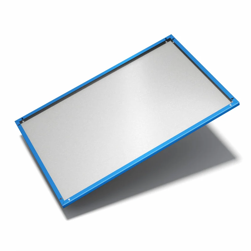 Metall Magnettafel - Kobaltblau
