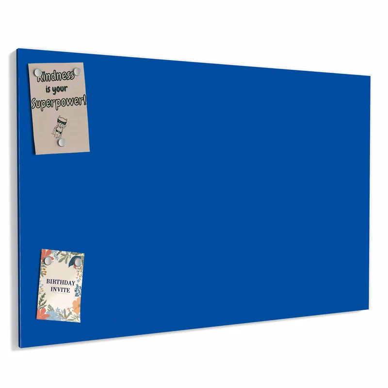 Metall Magnettafel - Signalblau
