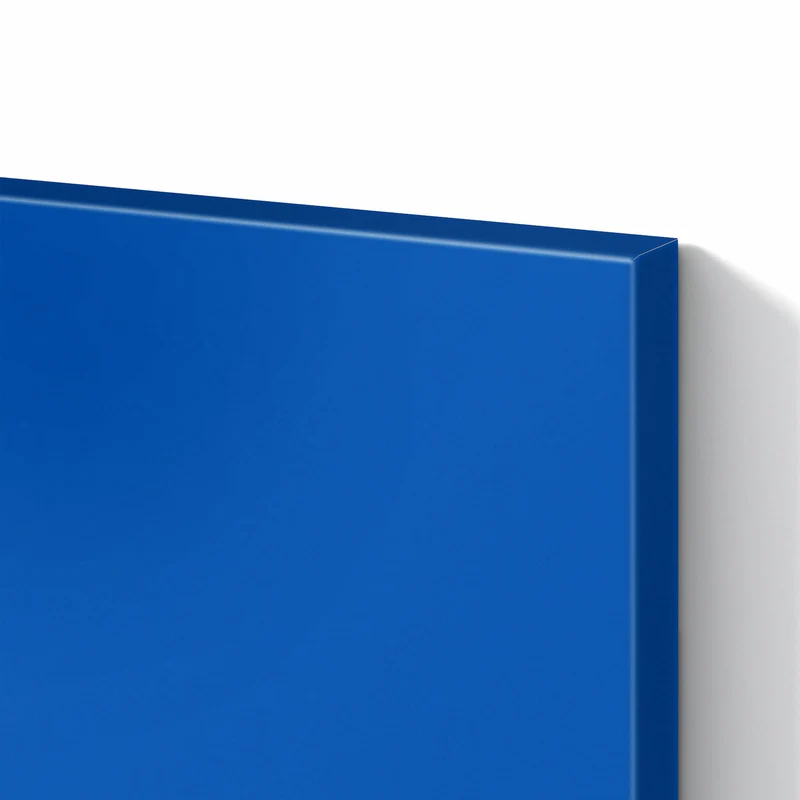Metall Magnettafel - Signalblau