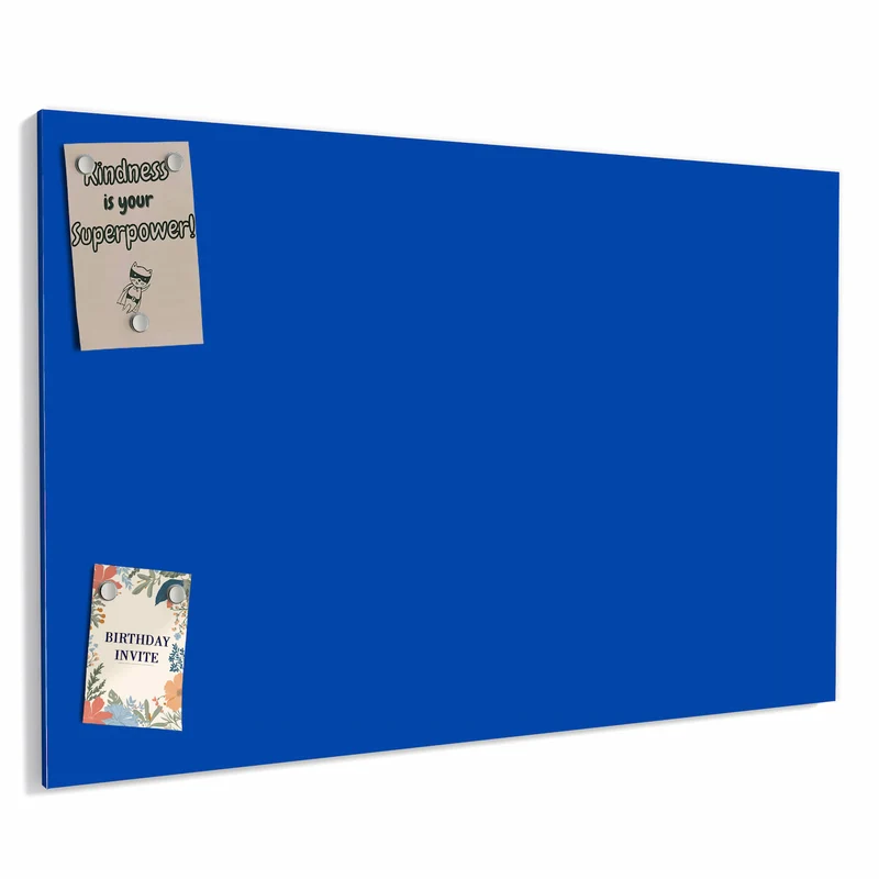 Metall Magnettafel - Ultramarinblau