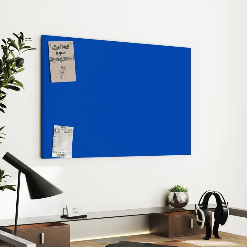 Metall Magnettafel - Ultramarinblau
