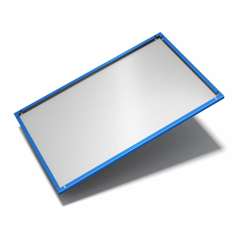 Metall Magnettafel - Ultramarinblau