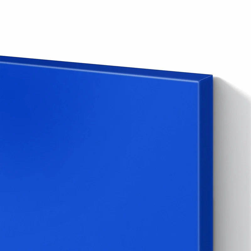 Metall Magnettafel - Kornblumenblau